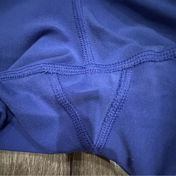 Nike Dri-Fit Ten Less Plastic Legend 2.0 Tight Poly Capri Leggings Blue Size S - Picture 3 of 12